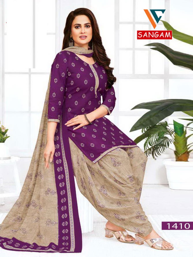 Sangam Vol 14 By Vandana Daily Wear Cotton Dress Material Wholesale Price In Surat
 